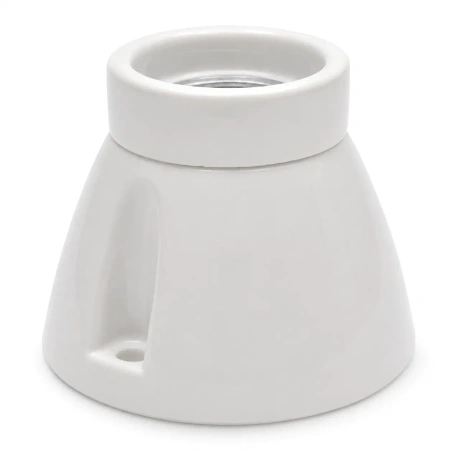 Porcelanowa oprawka natynkowa E27 biała F510-ZK Ceramic Loft
