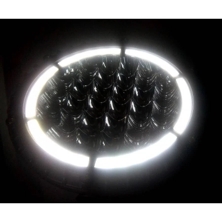 Reflektor drogowy LED samochodowy, 2 funkcje: pozycyjne, drogowe, 4858 lm, 68W, 62 LED, L3411