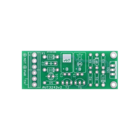 Analogowy regulator obrotów wentylatora - PCB do projektu AVT 3243