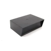 Obudowa uniwersalna 150 × 110 × 50 mm z ABS, czarna, z panelem, KM-50 Maszczyk
