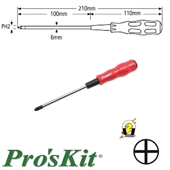 Wkrętak krzyżak PH2, seria Pro-Soft, 210mm, Proskit 89407B