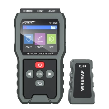 Tester LAN Cat6, szukacz par przewodów, kolorowy wyświetlacz, Noyafa NF-8128