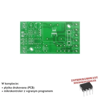 Przekaźnik czasowy START/STOP 230 V - PCB i mikroprocesor do projektu AVT 1879