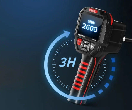 Przemysłowy endoskop ręczny HD z ekranem 3.5" IPS, IP67, rozdzielczość 1080P, elastyczny przewód 10m, Noyafa NF-615