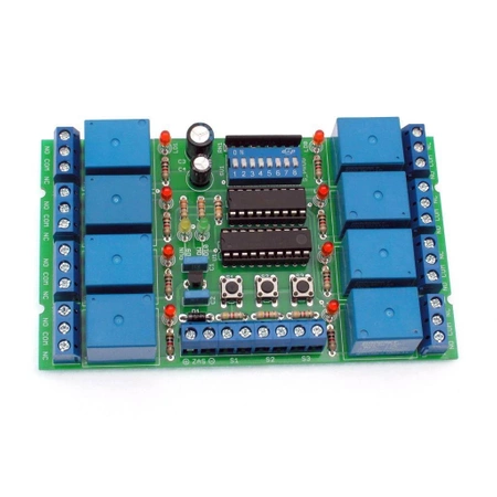 Moduł przekaźników do sterowania oświetleniem - KIT AVT 1998