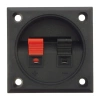 Terminal głośnikowy 2-pin kwadratowy 57 × 57 mm, zaciski sprężynowe