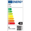 Żarówka LED E27 Filament dimmable G80 250lm 4W 2200K dymiona
