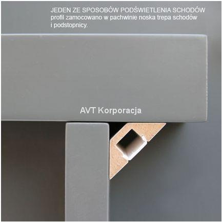 Profil PAC MDF, osłonka mleczna, 1m