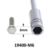 Wkrętak nasadowy do śrub M6 z kołnierzem, Proskit 19400-M6