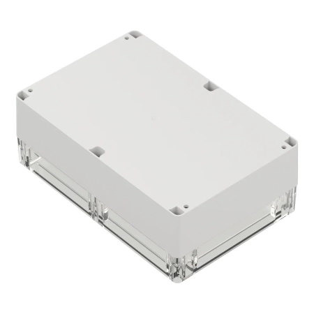 Obudowa hermetyczna ZP210.140.75 jasnoszara/przeźroczyste wieczko PC