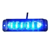 Lampa błyskowa LED do pojazdu, 30W, 6 LED, światło niebieskie, R65 R10, 12V/24V, LW0035