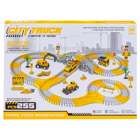 Duży Tor Samochodowy, Wyścigowy PLAC BUDOWY, 255 elementów