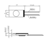 Głośnik 0.1W, 32om, 6x15mm, wysokość: 3mm