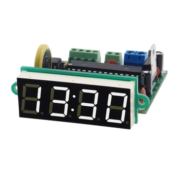 Prosty zegar LED, biały wyświetlacz - zlutowany KIT AVT 3132/WH