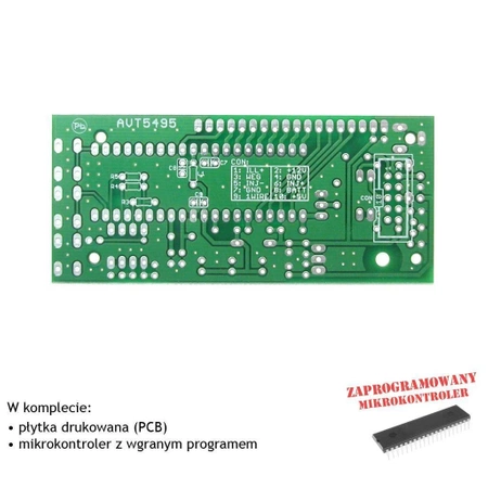 Uniwersalny komputer samochodowy Mee - PCB i mikroprocesor do projektu AVT 5495