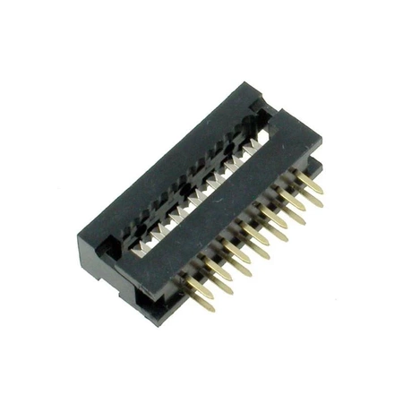 Przejście IDC taśma-PCB 14 styków, raster przewodów 1,27 mm, do wlutowania, Z-LPV14