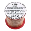 Drut nawojowy emaliowany 0,40 mm, DNE 180, miedź, szpulka 200 g, ok. 176 m