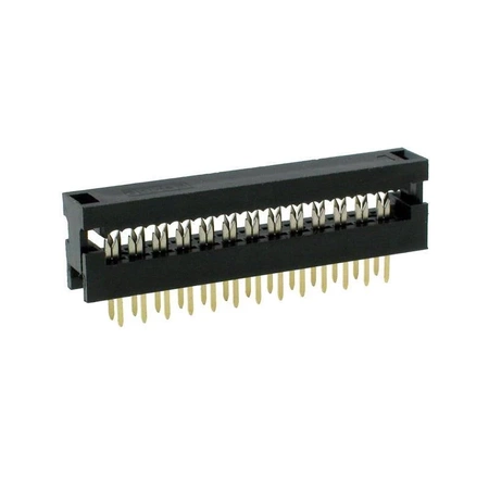 Przejście IDC taśma-PCB 26 styków, raster przewodów 1,27 mm, do wlutowania, Z-LPV26
