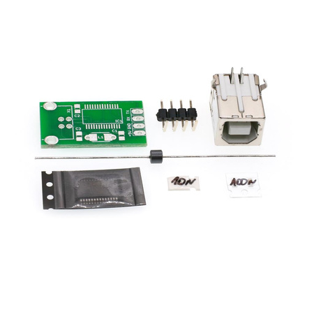 Miniaturowy konwerter USB - UART (RS232), KIT AVT1595