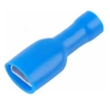 Konektor płaski żeński w pełnej izolacji 6.3mm 0.8mm 1.5-2.5mm² - końcówka kablowa SGE