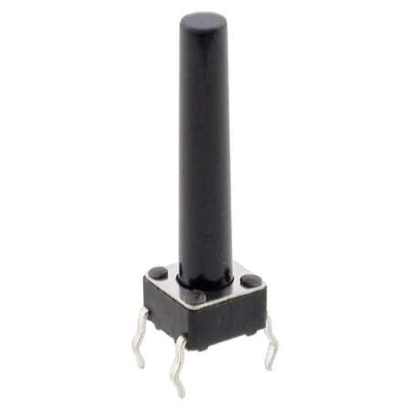 Mikroprzełącznik tact switch 17,5 mm THT 6 × 6 mm, wysokość 21 mm