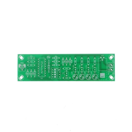 Stroboskop dyskotekowy LED z białymi diodami - PCB do projektu AVT 747