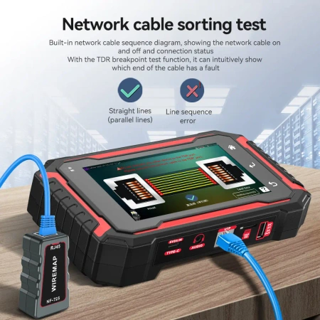 Tester CCTV IP Noyafa NF-IPC725 – zaawansowane narzędzie do instalacji i diagnostyki monitoringu