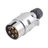 Złącze przyczepy - wtyk 7 pin, aluminiowy, E1264