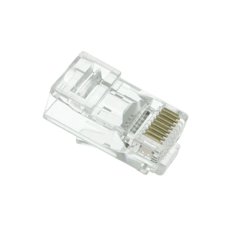 Wtyk LAN przelotowy, RJ45 (8P8C) 8 pin drut UTP CAT 6