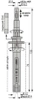 Sonda probiercza 133mm z bezpiecznikiem 10A gniazdo 4mm, czerwona