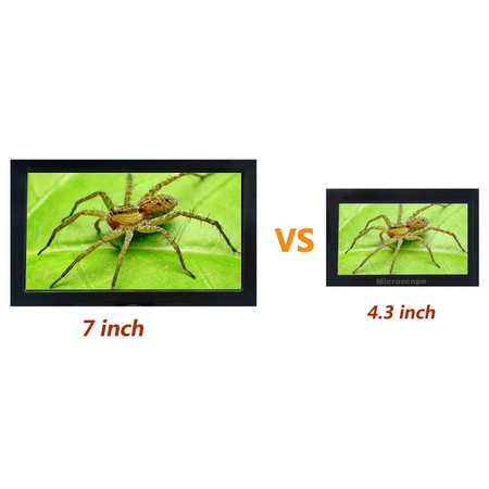 Mikroskop cyfrowy z wyświetlaczem 7 cali, powiększenie x1200, tryb foto/video, FNIRSI G1200