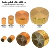 Gałka aluminiowa do potencjometru na oś 6mm - 30x17mm - złota