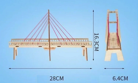Most wantowy podwieszany DIY - zabawka edukacyjna