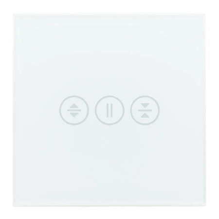 Włącznik dotykowy szklany żaluzjowy / roletowy (up/down) 1000W - sterowanie ZigBee - biały - Tawoia Smart Home