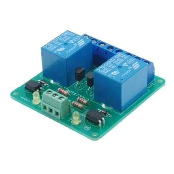 Moduł przekaźnikowy 2-kanałowy z optoizolacją, 10V/230V - KIT AVT 1733