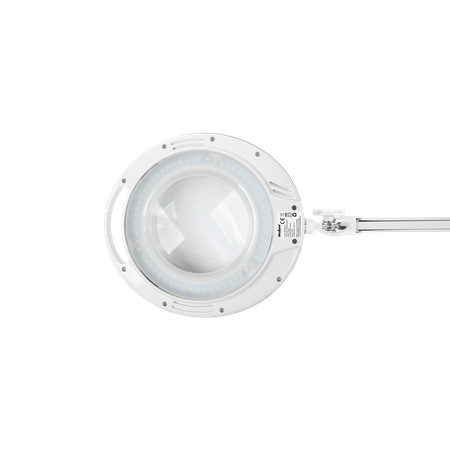 Lampa warsztatowa 10W z lupą 5 dioptrii, mocowanie do blatu