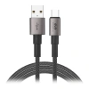 Kabel USB-A - USB-C, 3 A, 1,2 m, czarny, Miccell, MIC-003757