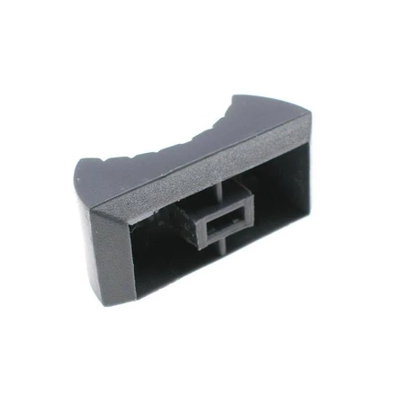 Gałka do potencjometru suwakowego - ciemnoszara 24x11x11mm na trzpień 4mm