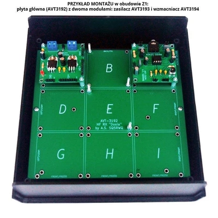 Modułowy odbiornik nasłuchowy Dosia - Filtry wejściowe w.cz. 40m/80m - PCB do projektu AVT 3190