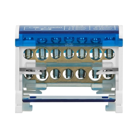Blok rozdzielczy 2-rzędowy, 7 przewodów, ORNO 8201