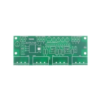 Przedwzmacniacz stereo z regulacją barwy dźwięku, PCB do projektu AVT5745