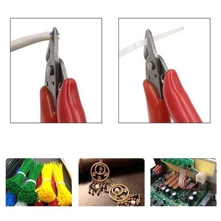 Cążki boczne MINI 90mm - szczypce ukośne - precyzyjne obcinaczki boczne