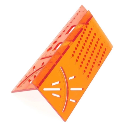 Kątownik japoński stolarski 3D - wielofunkcyjny narożny przymiar kątowy