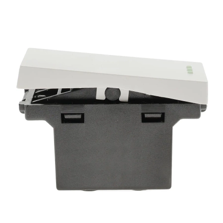 Moduł 1/2 - włącznik pojedynczy - biały - kompatybilny z ramkami Tawoia Glass