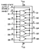 Bramka NOR 4502 - strobe - 6 kanałów - 3÷15V - DIP16