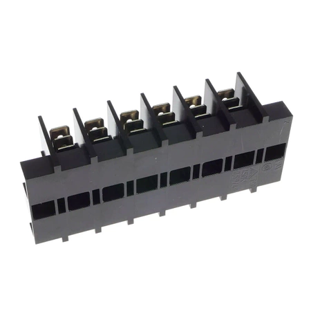 Listwa montażowa na konektory 6,3 x 0,8mm 56.886.033, 6 rzędów WECO