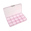 Organizer 17.5x10x2.2cm, 15 przegródek, różowy