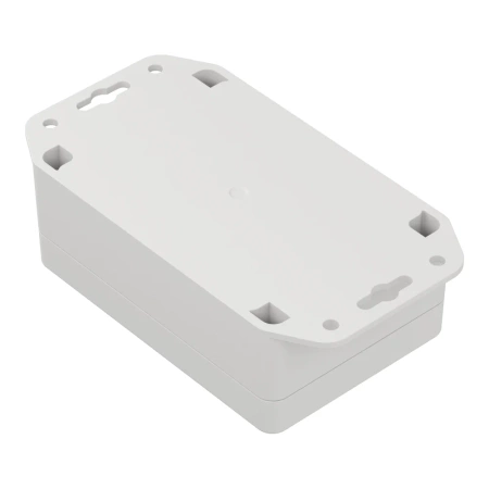 Obudowa hermetyczna z uchem ZP120.80.45 jasnoszara ABS