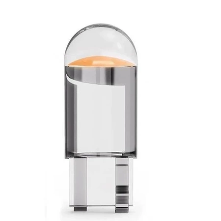 Techniczna żarówka LED COB W5W T10 12V T10 HPC 360 sferyczna czerwona
