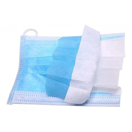 Zestaw 50x jednorazowa maska ochronna na twarz